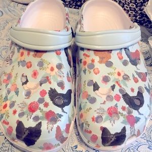 Chicken crocs (NOT CROC BRAND) nwot